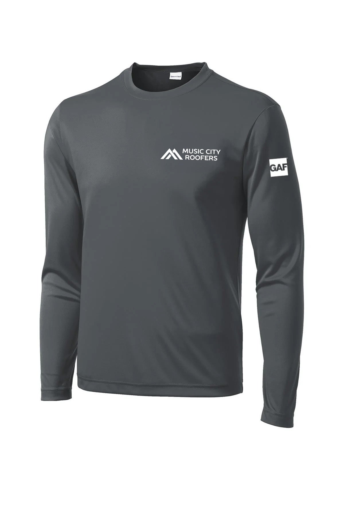 Music City - Branded Iron Grey Sport-Tek ® PosiCharge ® Competitor ™ Long Sleeve Pullover