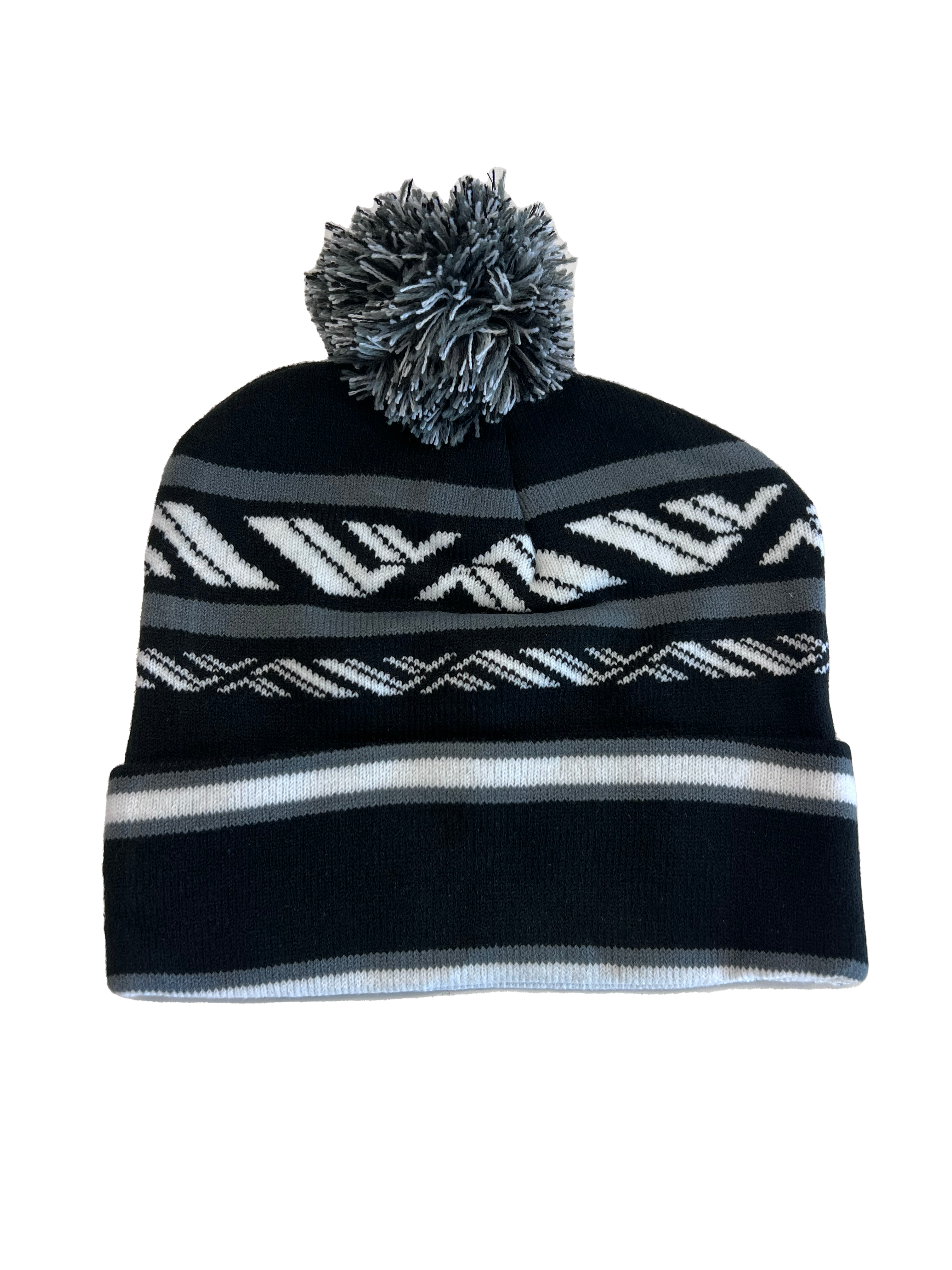 Feazel Branded Sport-Tek Stripe Pom Pom Beanie