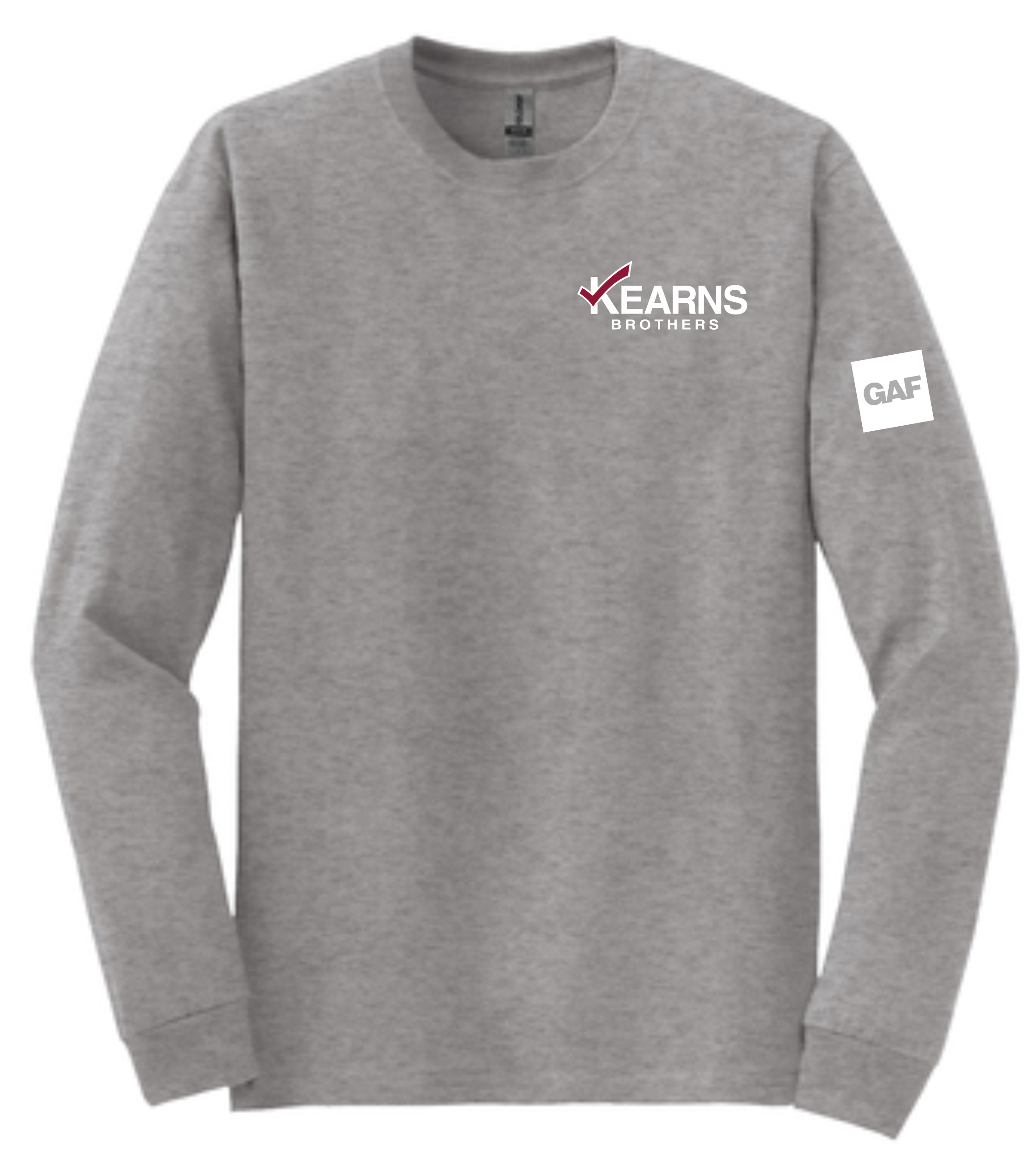 Kearns Branded Grey Gildan DryBlend® 50 Cotton/50 Poly Long Sleeve T-Shirt