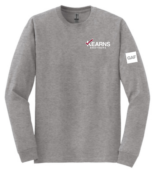 Kearns Branded Grey Gildan DryBlend® 50 Cotton/50 Poly Long Sleeve T-Shirt